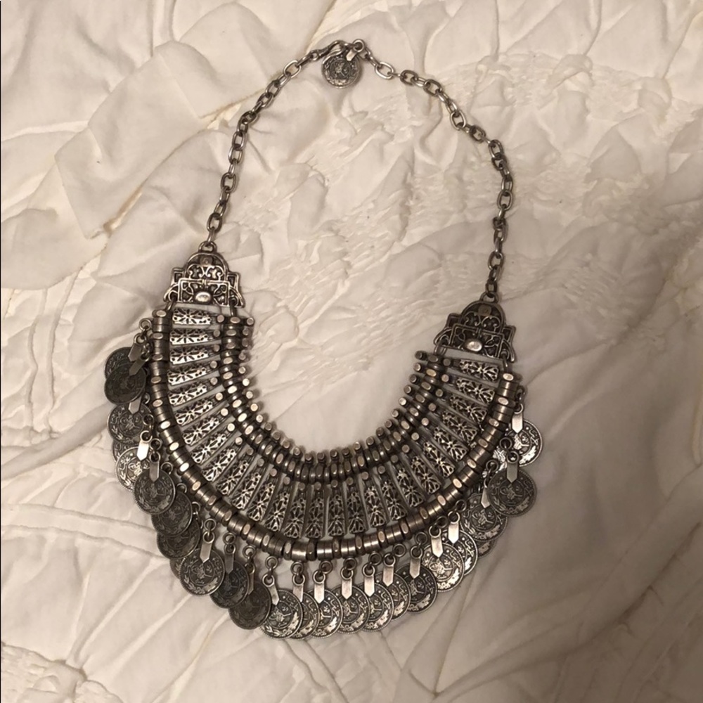 Bohemian coin necklace